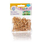 CRAFT WOODEN CLOTHESPIN 50PCS