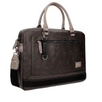 DOGS BY BELUCHI MENS BLACK BRIEFCASE