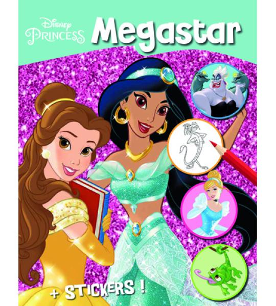 MEGA COLOURING BOOK 128 PGS - PRINCESS