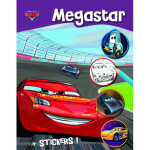 mega colouring book 128 pgs - cars