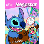 mega colouring book 128 pgs - stitch