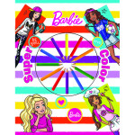 colour book + pencils 32 pgs - barbie