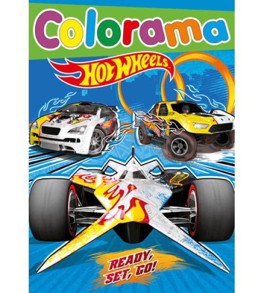COLOURING BOOK 48 PGS - HOT WHEELS