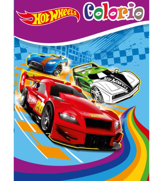 COLOURING BOOK 32 PGS - HOT WHEELS