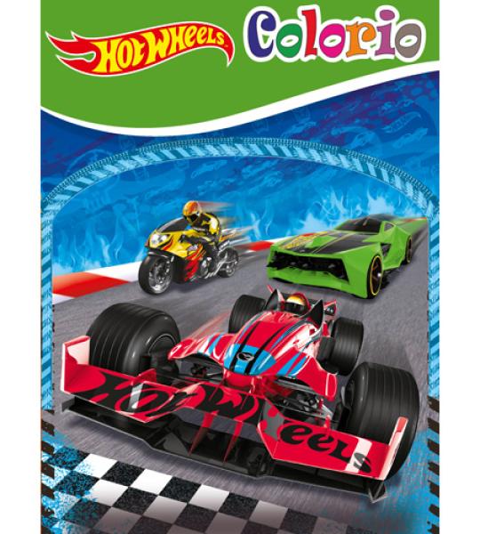 COLOURING BOOK 32 PGS - HOT WHEELS