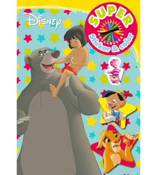 COLOURING & STICKER BOOK - CLASSICS