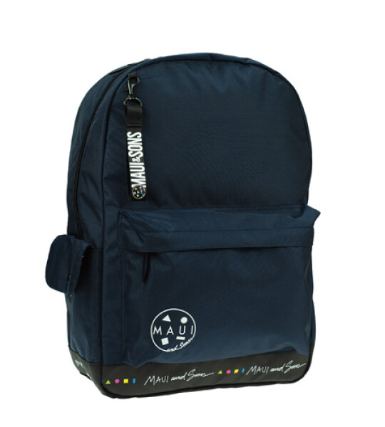 MAUI & SONS OVAL BACKPACK-NAVY BLUE