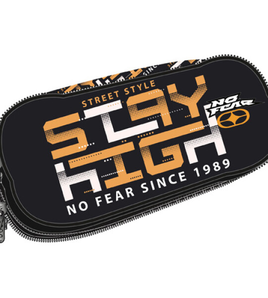 NO FEAR STAY HIGH OVAL PENCIL CASE