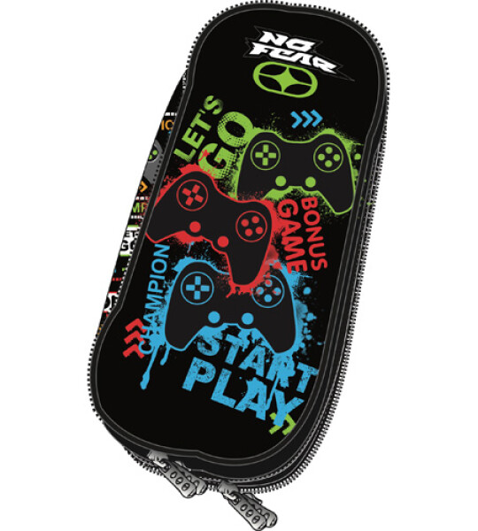 NO FEAR VIDEO GAME OVAL PENCIL CASE