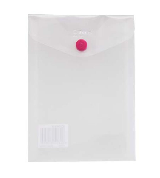 BUTTON ENVELOPE A7 TRSP WHITE PLASTIC