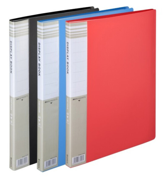 DISPLAY BOOK A4 X 30 POCKETS ASSTD