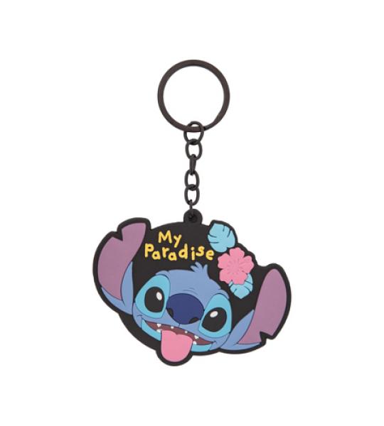 STITCH DARK SILICON KEYCHAIN