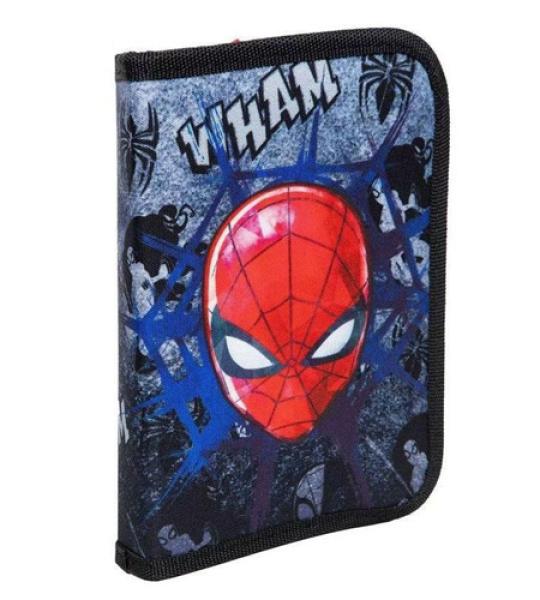 SPIDERMAN PENCIL CASE 1 ZIP+FLAT EMPTY
