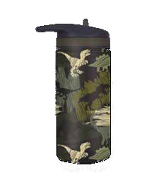 WATER BOTTLE BIBBY 420ML- DINOSAUR