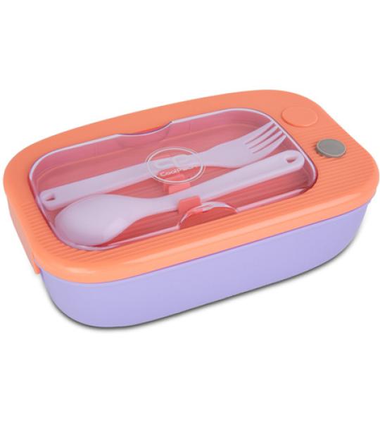 LUNCH BOX SNACK WITH CUTLERY - 1100ML