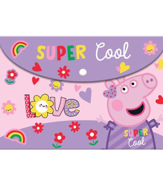 PEPPA BUTTON ENVELOPE A4