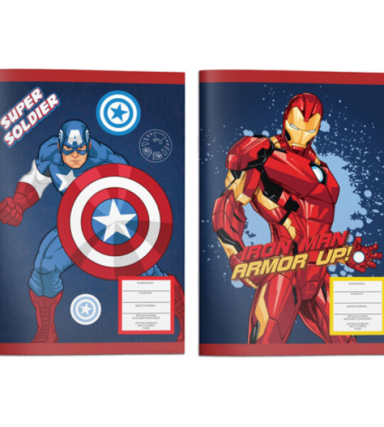 AVENGERS EXERCISE BOOK 2 DESIGNS