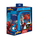 SPIDERMAN LUNCH BOX-ALUMINIUM WATER BOTT