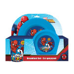 SPIDERMAN BREAKFAST SET 3PCS