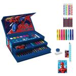 SPIDERMAN ART SET SUITCASE 26.3 X 13.7 X