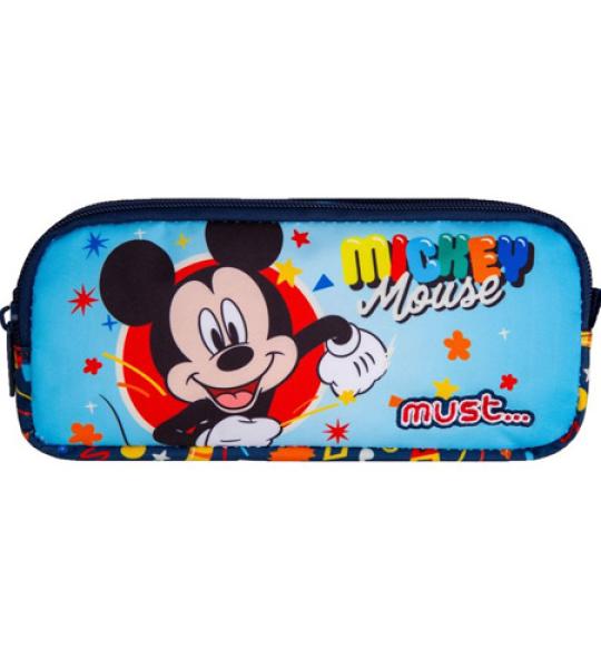 MICKEY MOUSE PENCIL CASE 2 ZIP