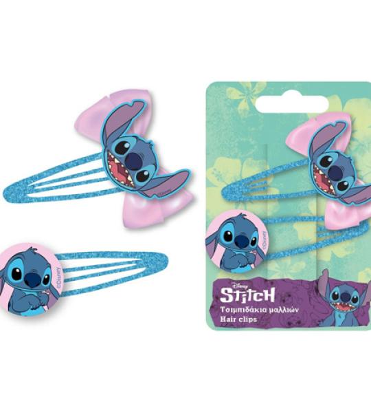 STITCH HAIR CLIPS SET 2PCS