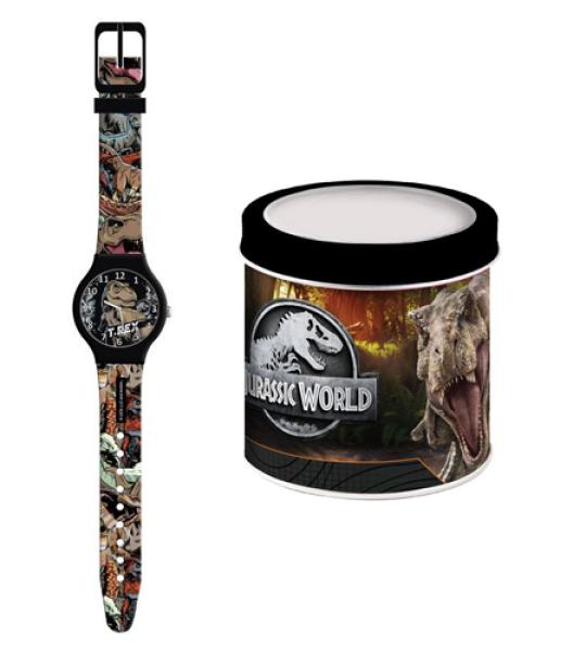 JURASSIC WATCH IN TIN BOX