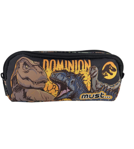 JURASSIC PENCIL CASE 2ZIPPERS - DOMINION