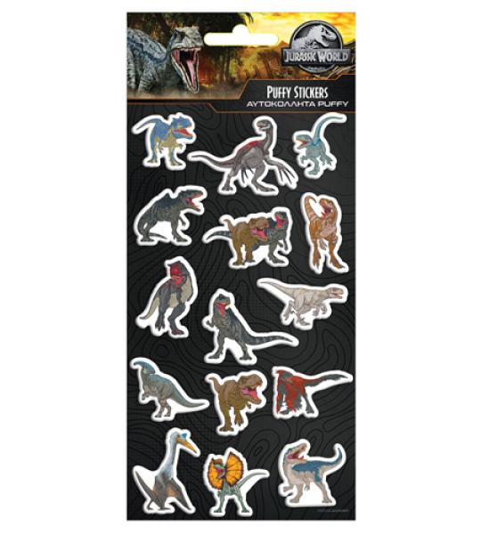JURASSIC PUFFY STICKERS