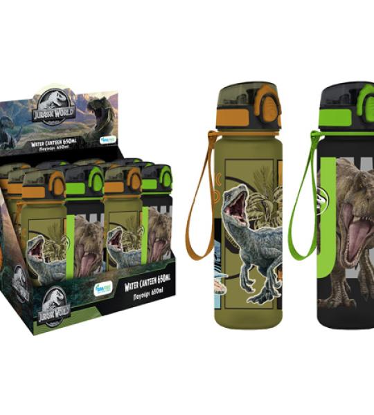JURASSIC WATER BOTTLE 650ML 2 DESIGNS