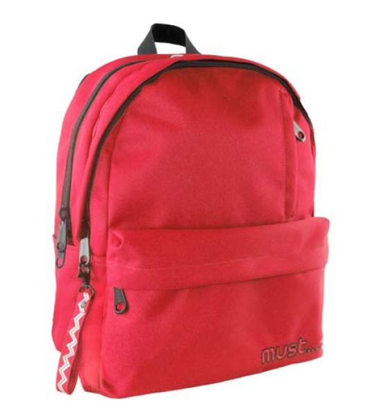 MUST MONOCHROME BACKPACK 4C RED