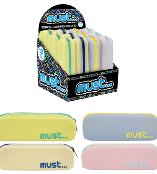 MUST SILICONE PENCIL POUCH FOCUS GLOW IN