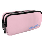 MUST PENCIL CASE MONOCHROME 2ZIPPERS LIG