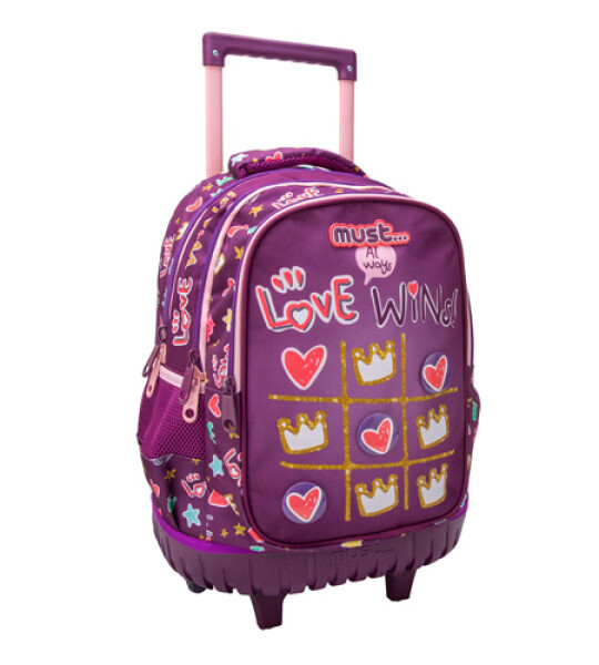 MUST TROLLEY BAG 3 CASES LOVE WINS