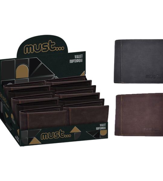 MUST WALLET FOR MEN BLACK & BROWN