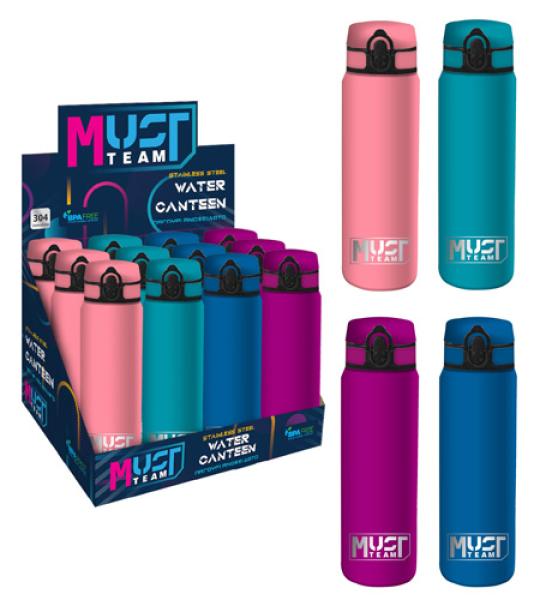 MUST WATER BOTTLE STAINLESS STEEL 600ML