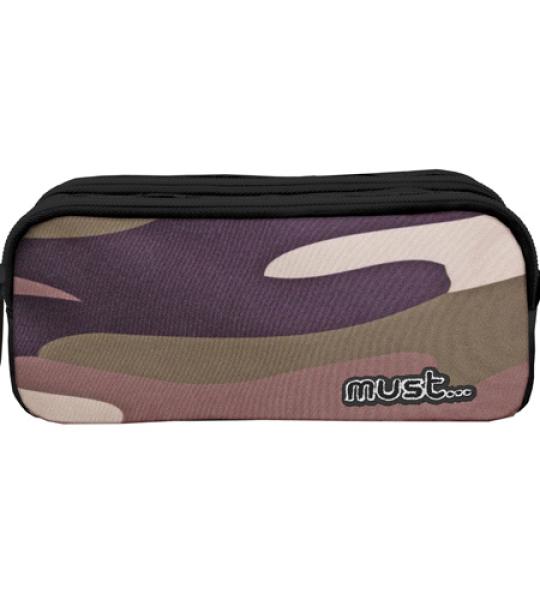 MUST ETERNAL 2 ZIP PENCIL CASE - ARMY CA