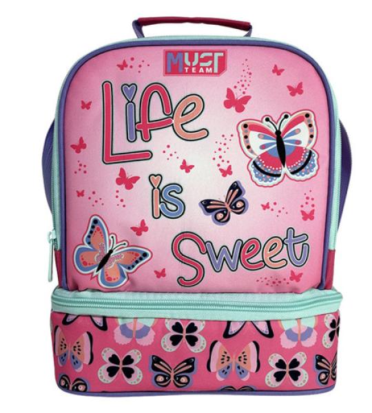 MUST LIVE IS SWEET LUNCH BAG ISOTHERMAL