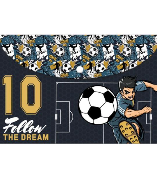 FOOTBALL BUTTON ENVELOPE A4