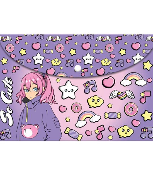 MUST BUTTON ENVELOPES A4 - GIRLS SO CUTE