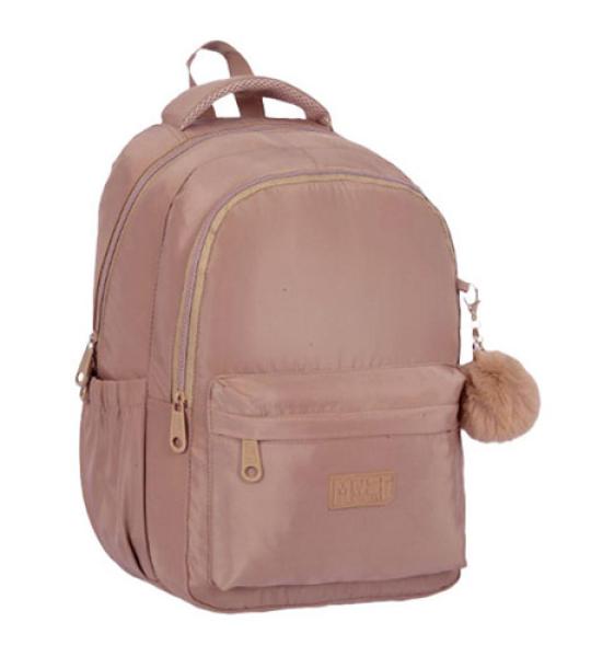 MUST TEAM BACKPACK BEIGE 30 X 20 X 44CM