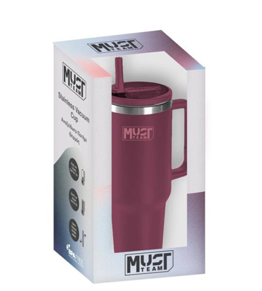 MUST VACUUM CUP STAIN.  STL 1200ML MAROO
