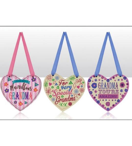 heart hanger - grandma