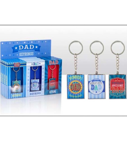 METAL KEYRING - DAD