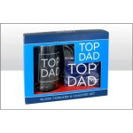 TANKARD GLASS + COASTER SET - TOP DAD