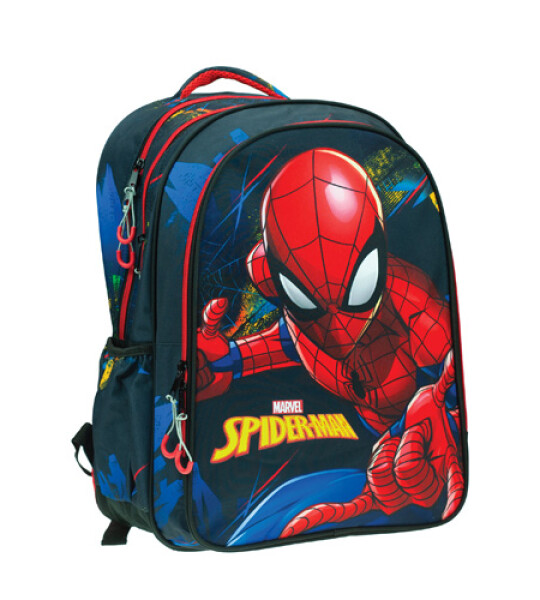 SPIDERMAN BLUE NET OVAL BACKPACK