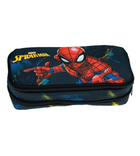 SPIDERMAN BLUE NET OVAL PENCIL CASE