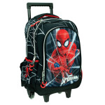 SPIDERMAN BLACK CITY OVAL TROLLEY BAG