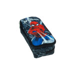 SPIDERMAN BLACK CITY OVAL PENCIL CASE