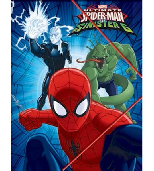 SPIDERMAN PP ELASTICATED FOLDER A4